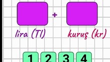 7.4- Paralarımız lira (TL) - kuruş (kr) - 2. Sınıf Matematik #shorts