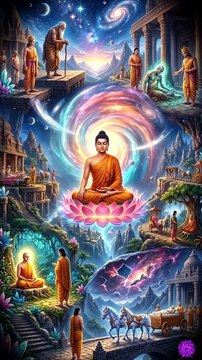 The Four Sights | Old Age, Sickness, Death, The Monk | The Life of The Buddha | Siddhartha Gautama