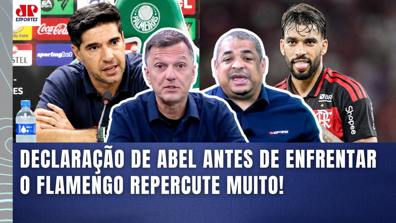 RIDÍCULO? "ISSO que o ABEL FALOU antes do jogo com o FLAMENGO é..." E essa DECLARAÇÃO no PALMEIRAS?