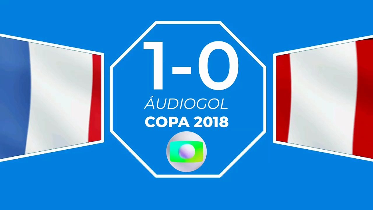 Áudiogol | França 1x0 Peru (Globo 2018)