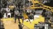 NBA BSKETBALL Shaquille O'Neal - Blocks and then Kobe dunks