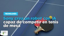 Sony crea un robot con IA capaz de competir en tenis de mesa