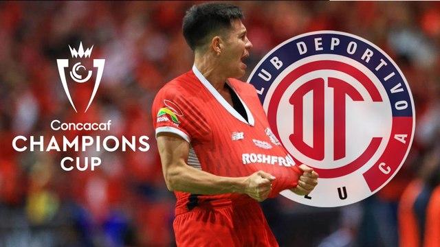 Toluca es favorito a ganar la Concachampions; así lo presume Franco Romero