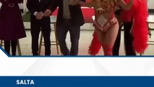 🕺🇧🇷 En la presentación oficial del nuevo vuelo directo entre Salta y Río de Janeiro, el gober