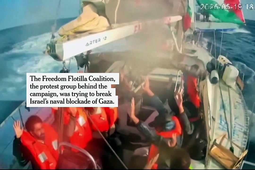NY Times : Video Shows Itamar Ben Gvir Taunting Pro Palestinian Activists 5/21/2026 9:26 AM PDT