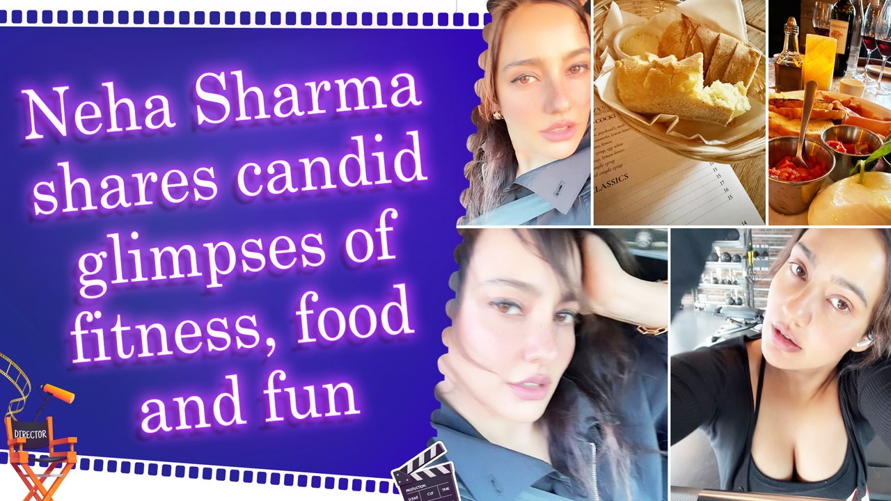 Neha Sharma shares candid moments from the gym and beach while joking about "bad decisions"