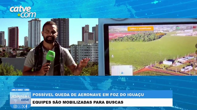 Suposta queda de aeronave não é confirmada e buscas não localizam avião em Foz do Iguaçu