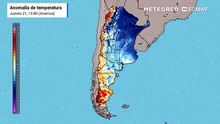 Fin de semana largo del 25 de Mayo con frío, heladas, nieve y escasas lluvias en gran parte de Argentina