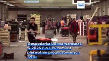 UE obniża prognozę wzrostu na 2026 rok; kryzys w cieśninie Ormuz podbija inflację