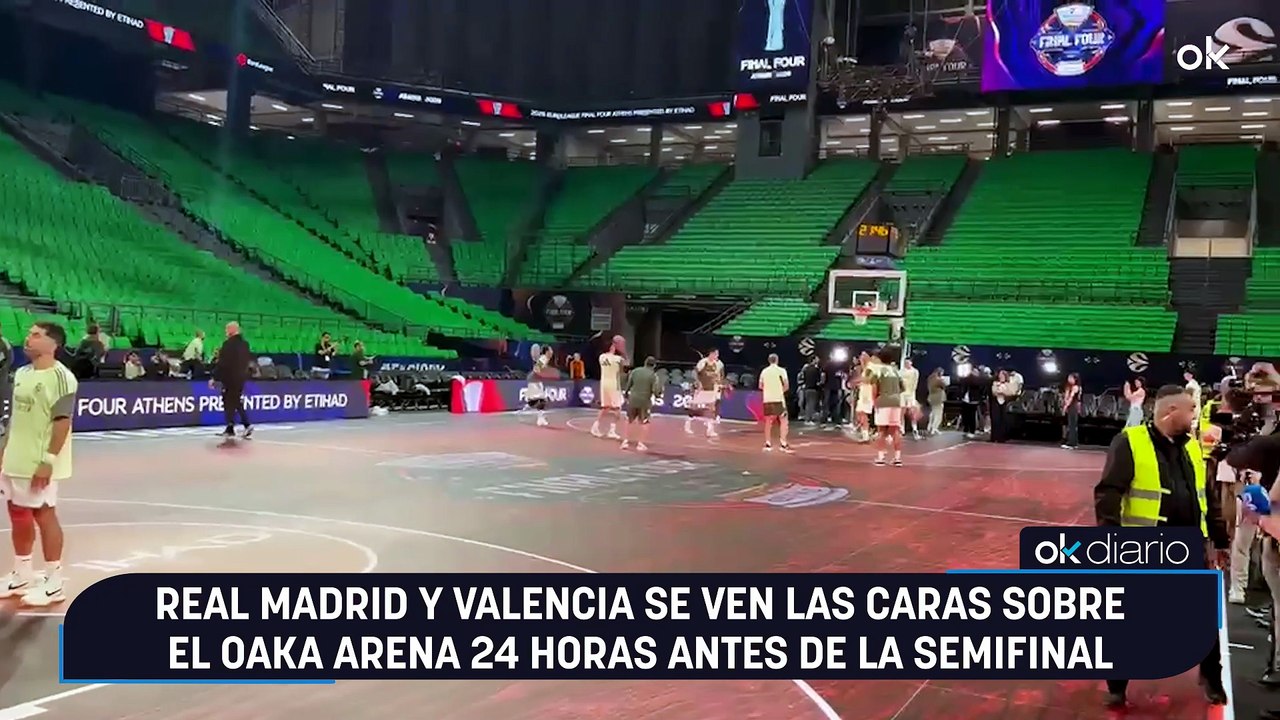Real Madrid y Valencia se ven las caras sobre el OAKA Arena 24 horas antes de la semifinal