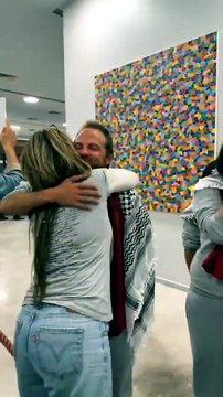 Los activistas de la Flotilla Global Sumud detenidos por Israel llegan a Estambul.