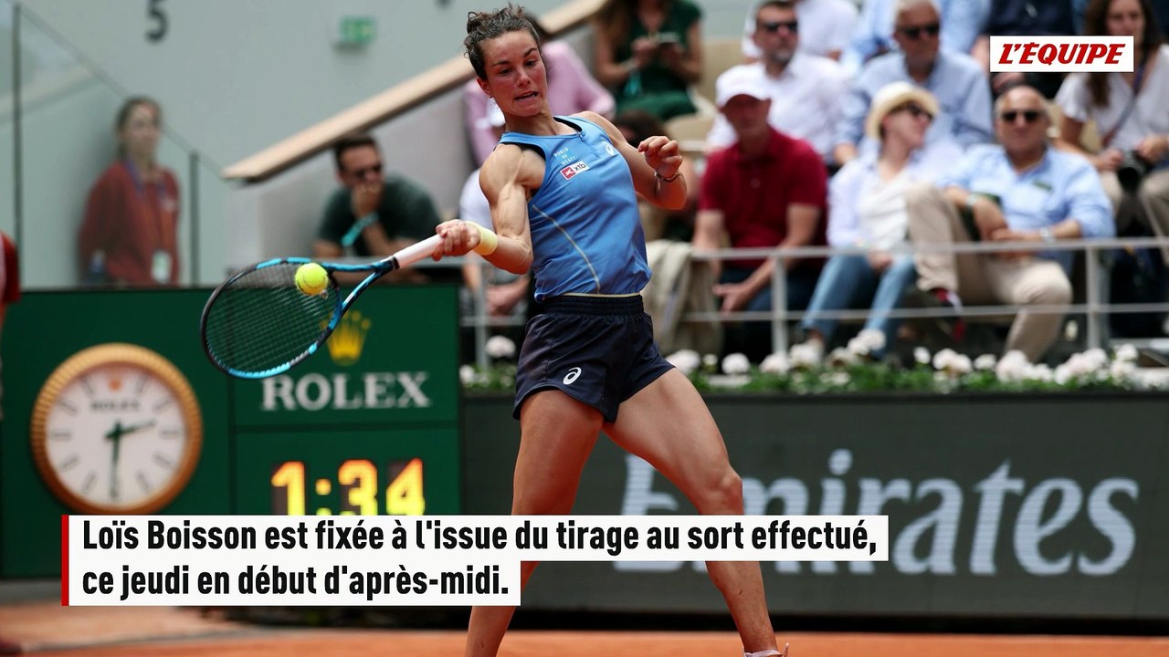 Loïs Boisson opposée au premier tour à la 22e mondiale Anna Kalinskaya, Sabalenka et Gauff dans la même moitié - Tennis - Roland-Garros | SportAlDía