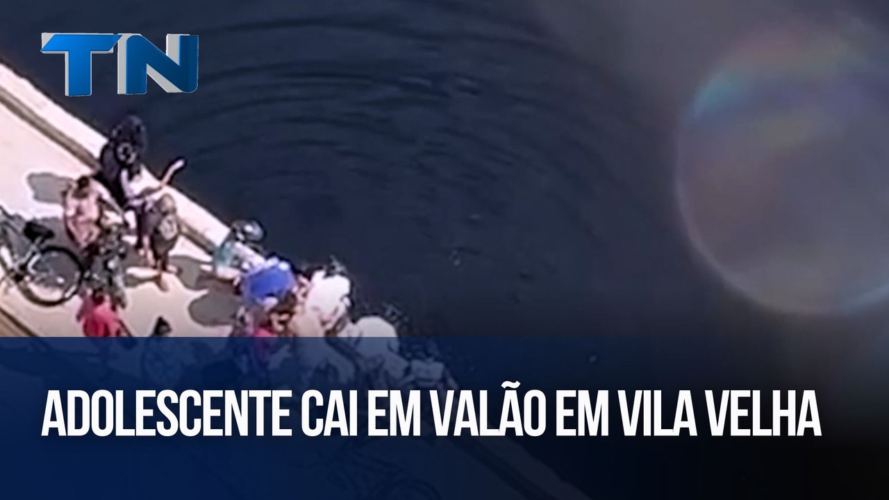 Adolescente cai em valão em Vila Velha