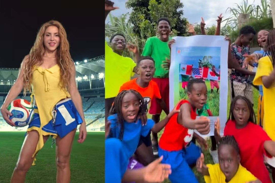 Mira la reacción de popular grupo de baile infantil tras invitación de Shakira al Mundial 2026