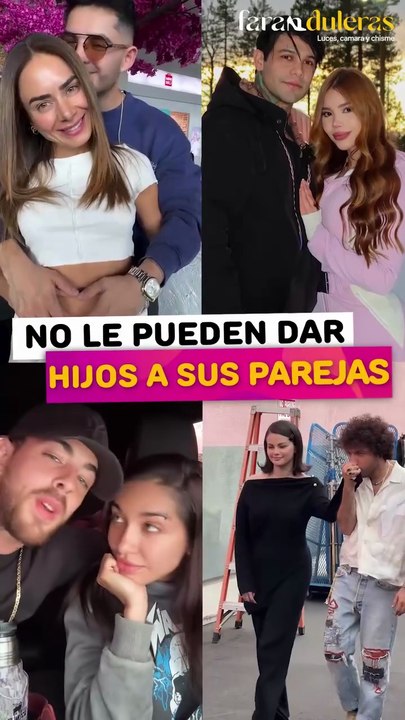 Famosos que no le pueden dar hijos a sus parejas