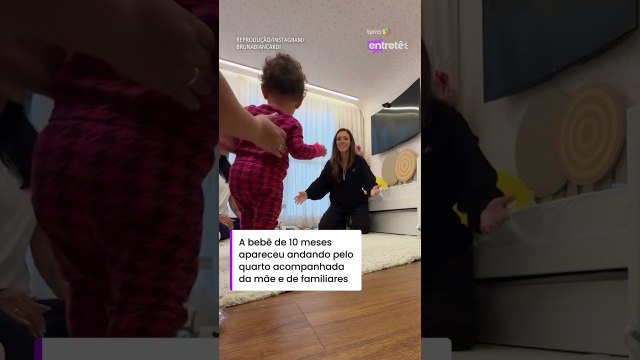 Bruna Biancardi mostra primeiros passos de Mel, sua segunda filha com Neymar