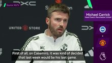 Carrick confirms Casemiro has already played his final game for Man Utd