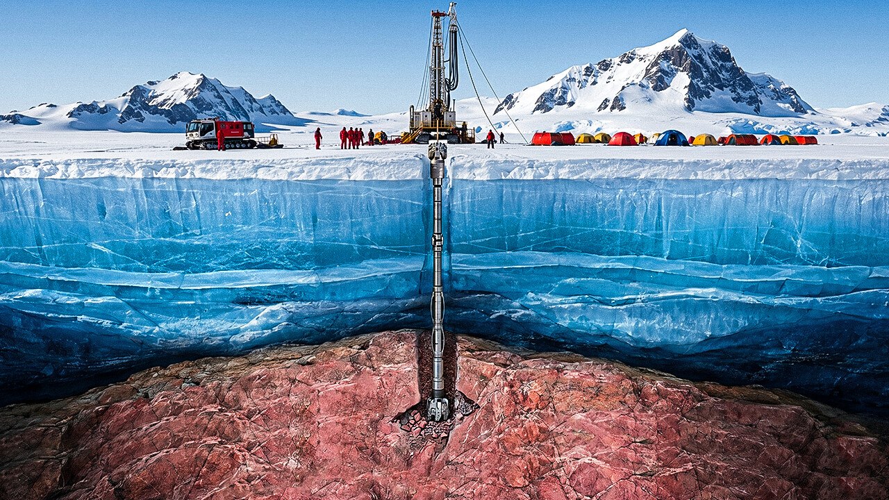 Une découverte étonnante sous la glace de l'Antarctique !