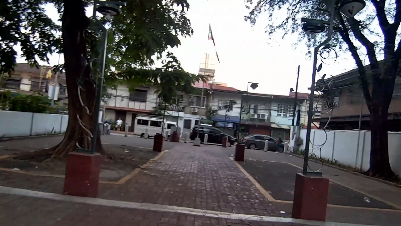 Mini Park on T. San Luis Street in Manila City in the Philippines