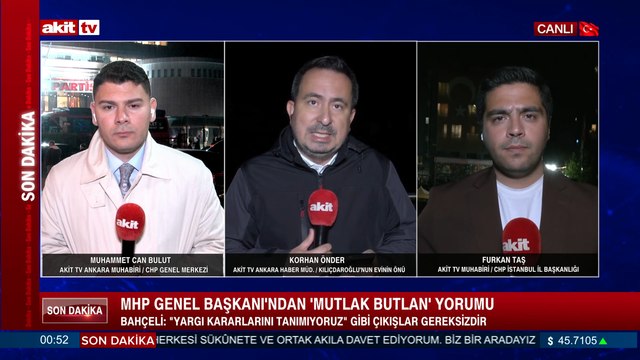 Akit TV Muhabirlerimiz, Mutlak Butlan süreci hakkında son durum bilgilendirmelerinde bulundu.