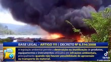 QUEIMANDO MAQUINAS NO GARIMPO