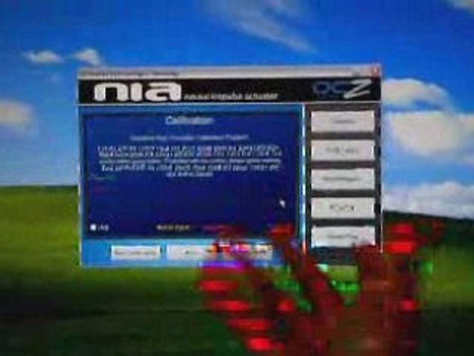 Calibration NIA OCZ : baseline too high