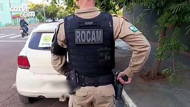 Carro furtado em Cascavel é localizado pela ROCAM no distrito de Ouro Preto, em Toledo
