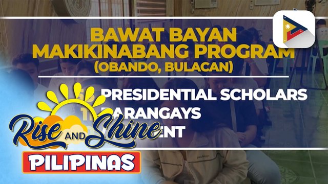 PBBM, nagbigay ng Presidential Scholarship sa 55 na estudyante sa Obando, Bulacan | ulat ni Cleizl Pardilla