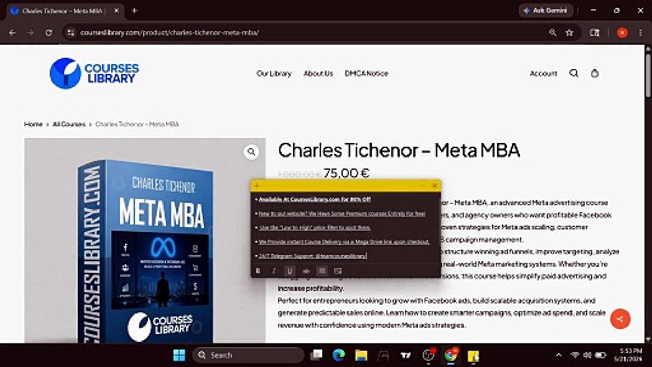 [Available] Charles Tichenor – Meta MBA