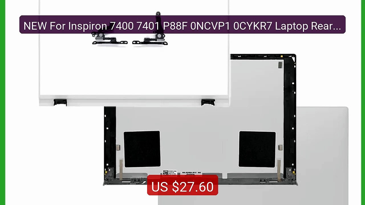 NEW For Inspiron 7400 7401 P88F 0NCVP1 0CYKR7 Laptop Rear Lid... -- Amazing Value 2026 | Must Have!