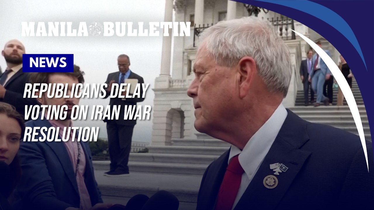 Republicans delay voting on Iran war resolution