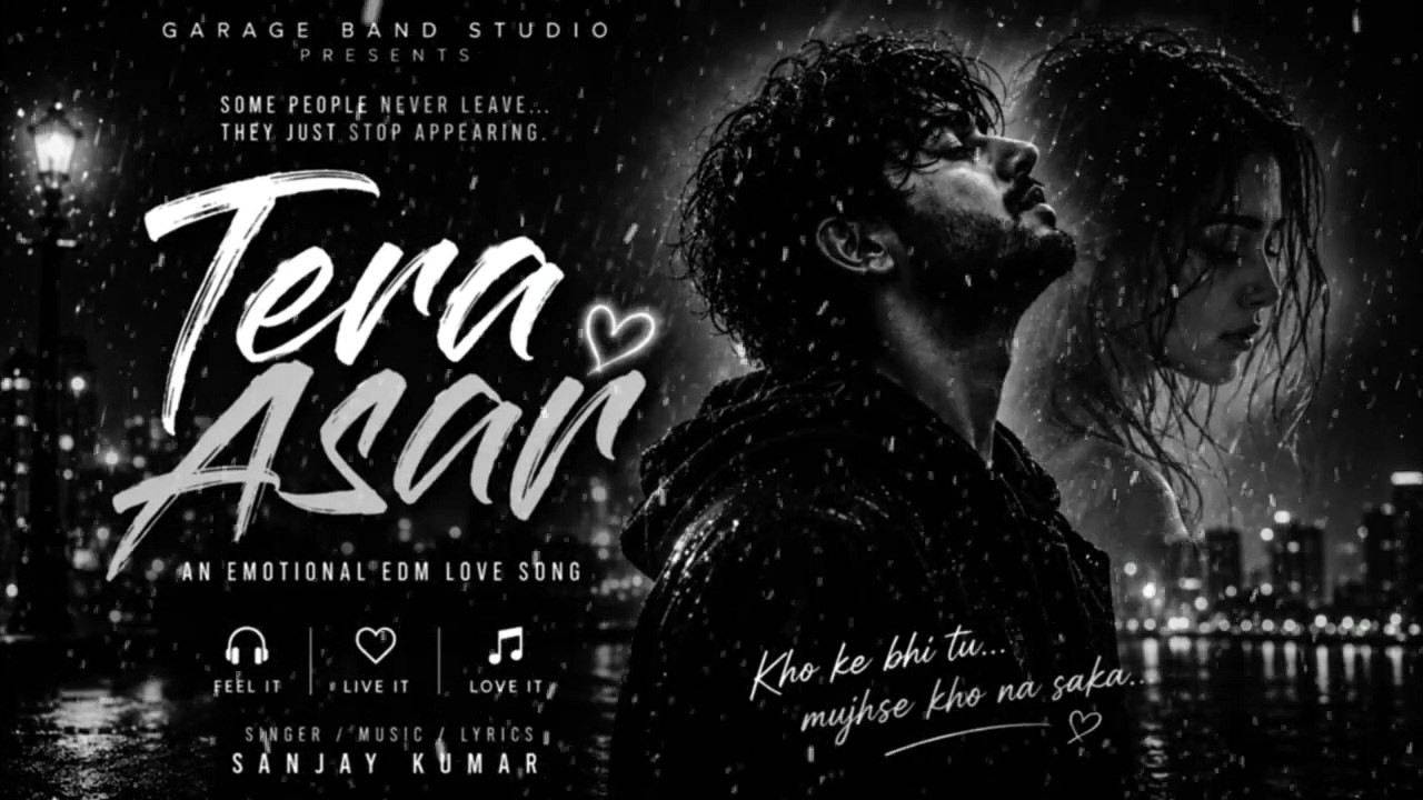 Tera Asar — Official Audio | Emotional Hindi EDM Song 2026