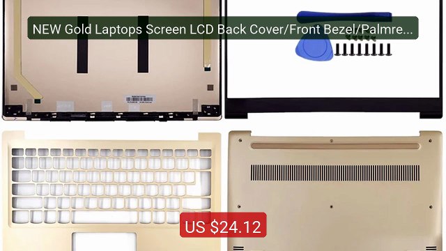 NEW Gold Laptops Screen LCD Back Cover/Front Bezel/Palmrest/B... Amazing Value 2026 | Must Have!