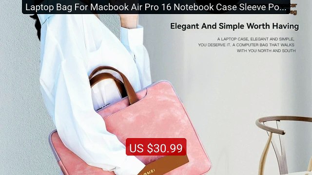 Laptop Bag For Macbook Air Pro 16 Notebook Case Sleeve Pouch H... Best Buy 2026 | Great Quality!