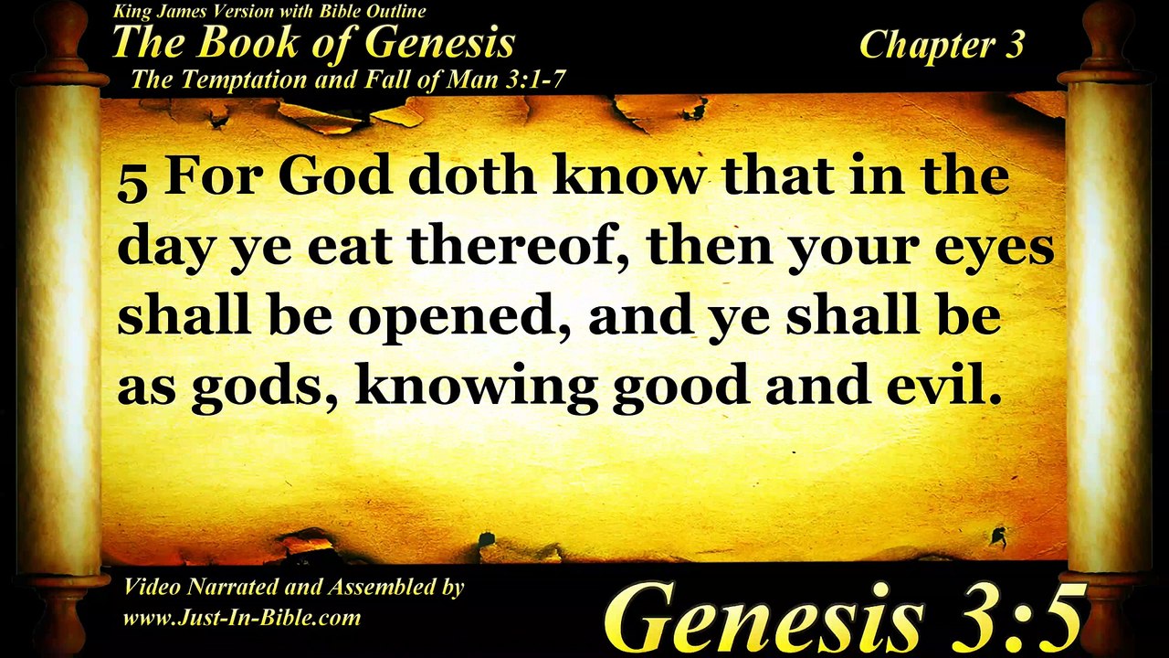 Genesis Chapter 3 - Bible Book 01 - KJV HD Read...