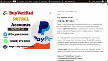 How to buy a verified PayPal account for business use