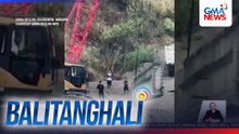 Construction worker, patay matapos tamaan ng kable ng nagkaaberyang steel crane sa Brgy. Udalo; crane operator, arestado | Balitanghali