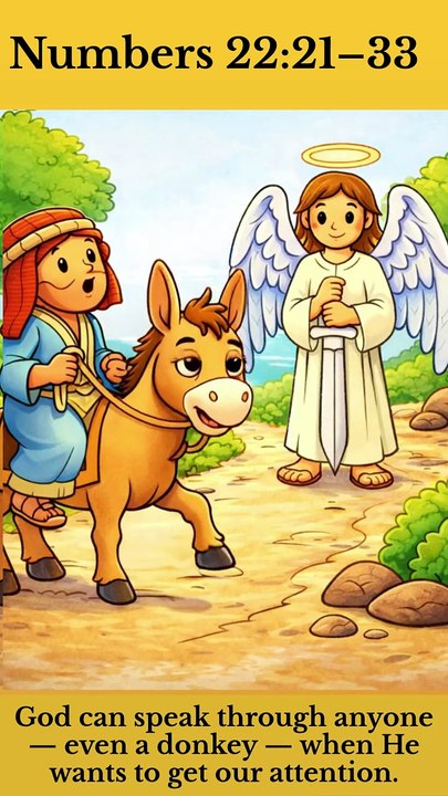 The Day a Donkey Saved a Prophet| Numbers 22:22–35