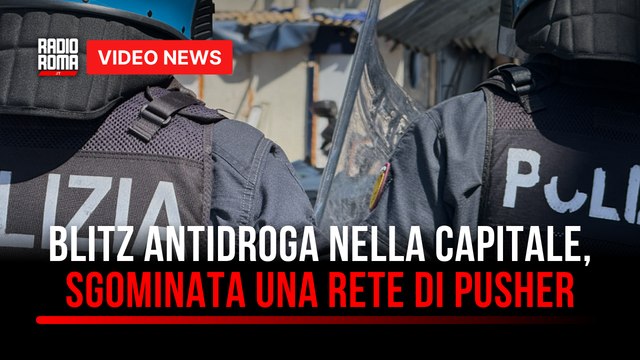 Blitz antidroga nella Capitale, sgominata una rete di pusher