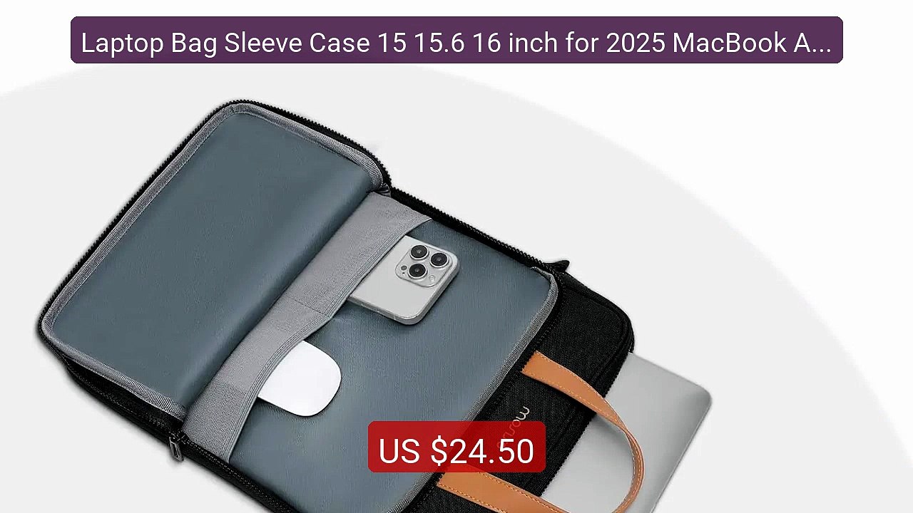 Laptop Bag Sleeve Case 15 15.6 16 inch for 2025 MacBook Air Pro M1... -- Best Deal 2026 | Shop Now!