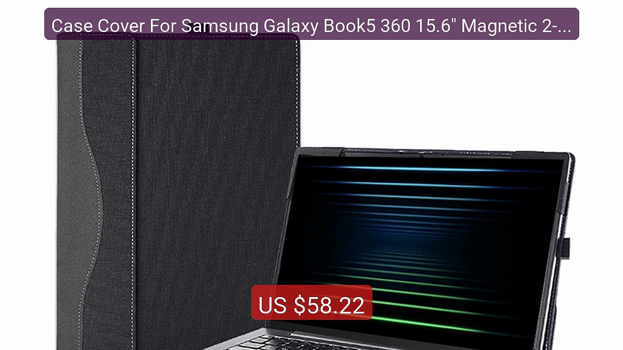 Case Cover For Samsung Galaxy Book5 360 15.6" Magnetic 2-in... -- Top Pick 2026 | Unbeatable Price!