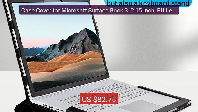 Case Cover for Microsoft Surface Book 3 2 15 Inch, PU Leather... Best Buy 2026 | Great Quality!