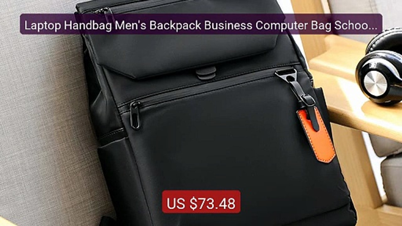 Laptop Handbag Men's Backpack Business Computer Bag Schoolbag... -- Amazing Value 2026 | Must Have!