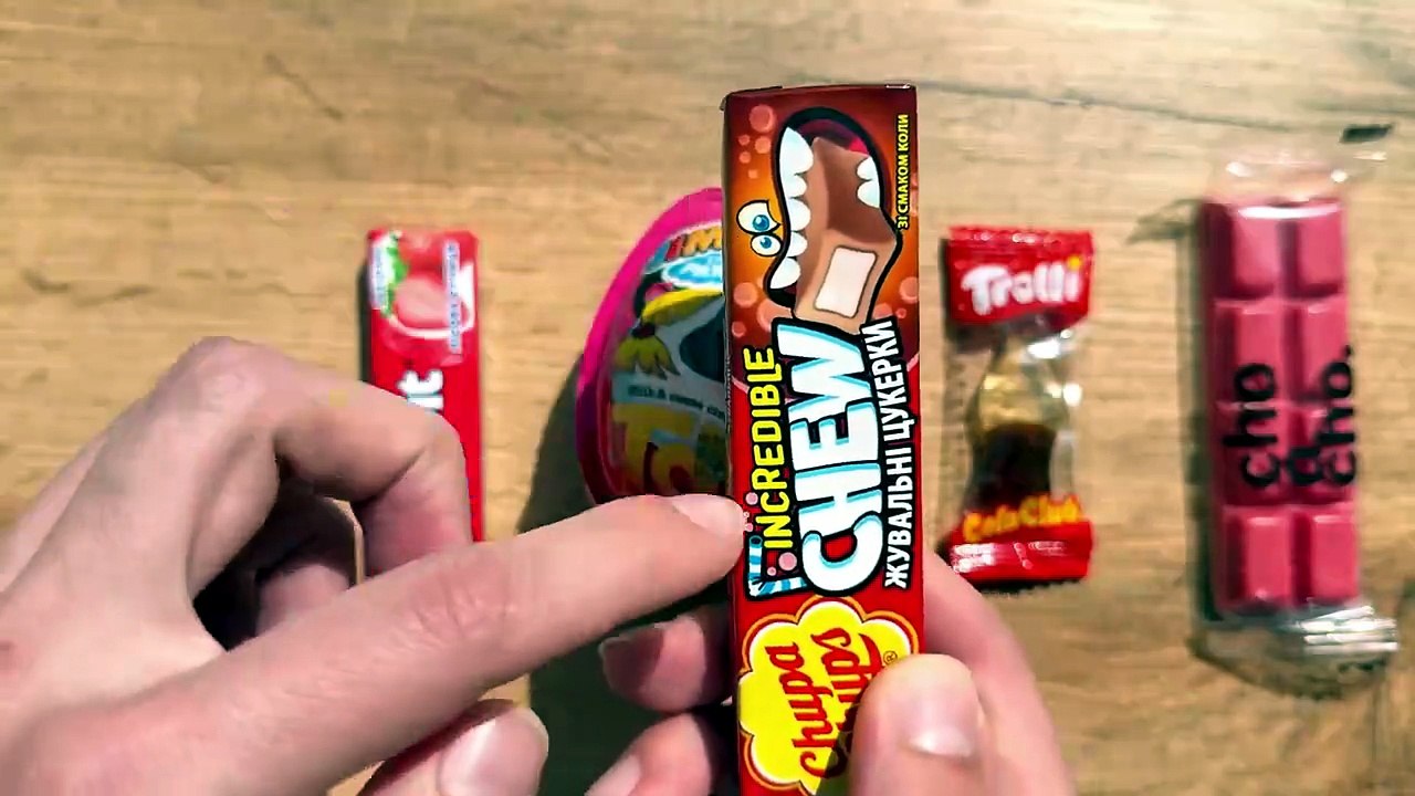 Rainbow Candy Unboxing 🌈 ASMR _ Surprise Egg, Sweets, Chewing Gum, Jelly, Orbit ✨ #candyopening