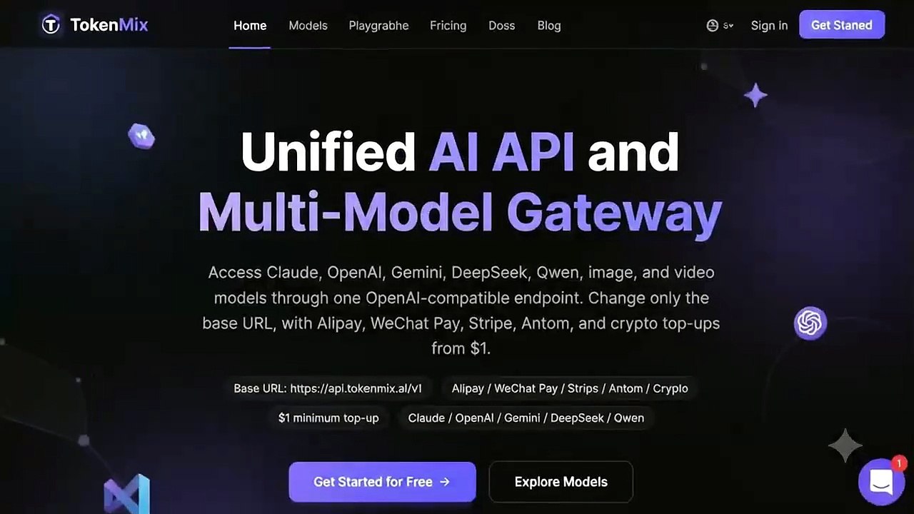 统一调用各类大模型API, 兼容OpenAI格式的API网关