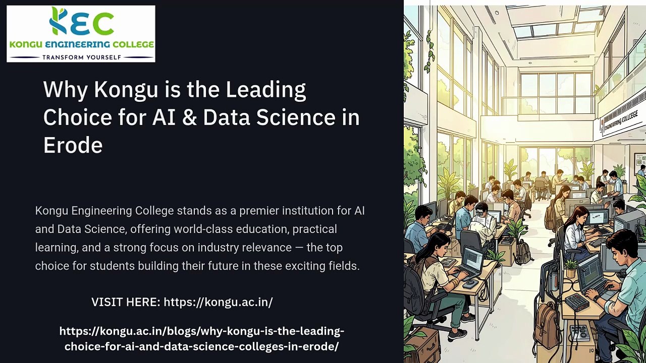 Why Kongu Engineering College is the Best Choice for AI & Data Science in Erode