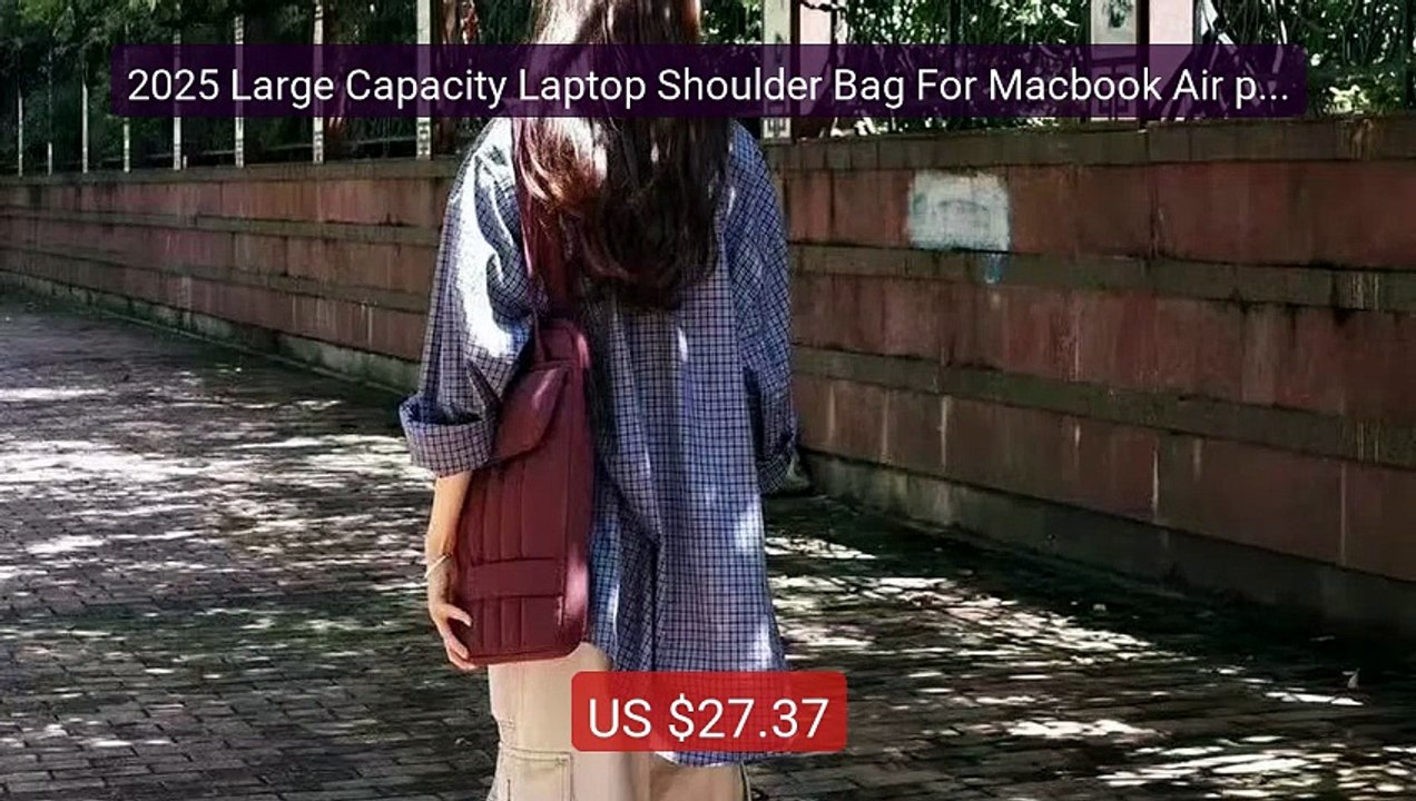 2025 Large Capacity Laptop Shoulder Bag For Macbook Air pro... -- Top Pick 2026 | Unbeatable Price!