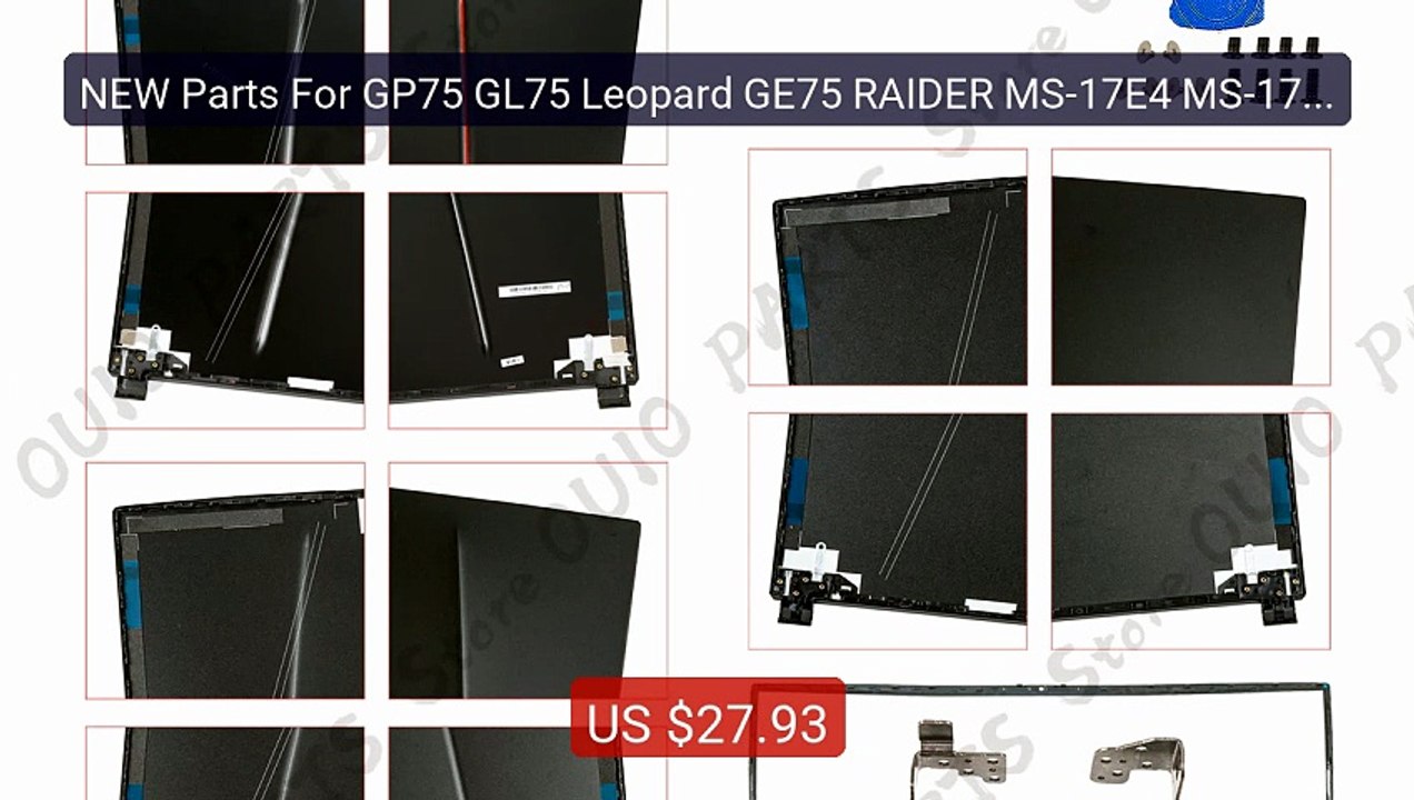 NEW Parts For GP75 GL75 Leopard GE75 RAIDER MS-17E4 MS-17E2 New Met... -- Top Rated 2026 | Buy Now!