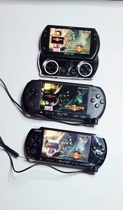 God of War Ghost of Sparta - PSP Slim vs PSP Fat vs PSP Go Speed test comparison! #short #shorts