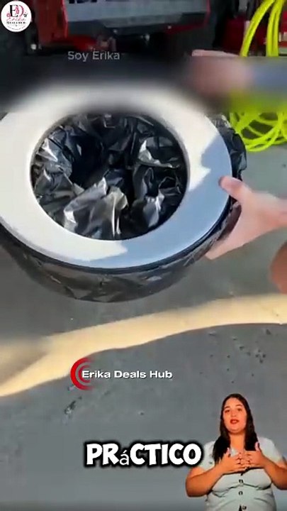 Inodoro Portátil Plegable | Baño de Camping y Emergencia